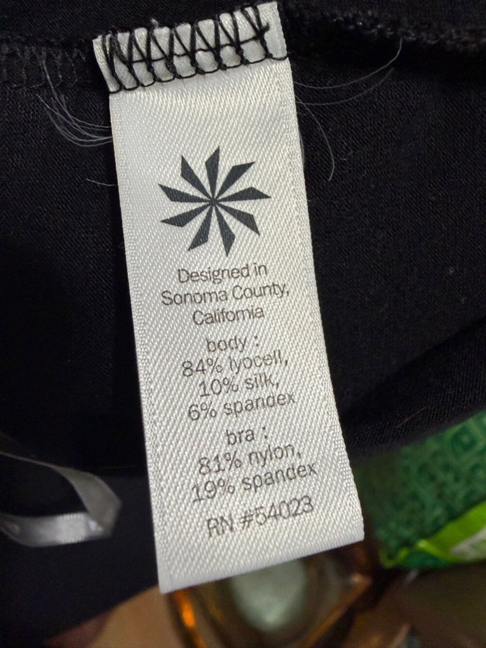Athleta Black Racerback Maxi Dress With Tie Waist SP Size Lyocell Blend - Picture 6 of 6